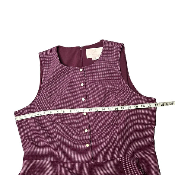 Gal Meets Glam Collection Meg Jacquard Fit & Flare Purple Dress - Picture 3 of 9